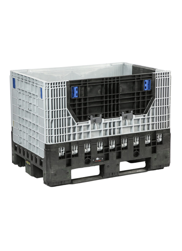 caisse palette plastique pliable hauteur 950